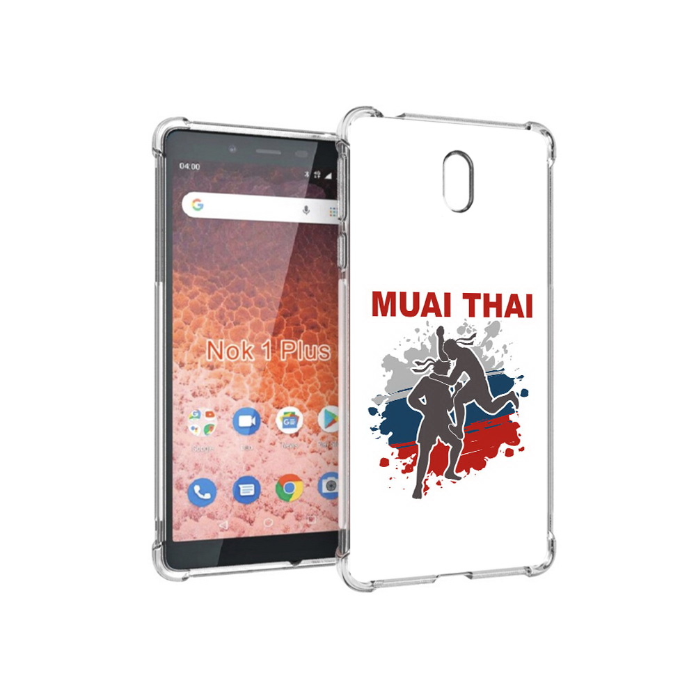 

Чехол MyPads Tocco для Nokia 1 Plus Муайтай (PT129147.112.123), Прозрачный, Tocco