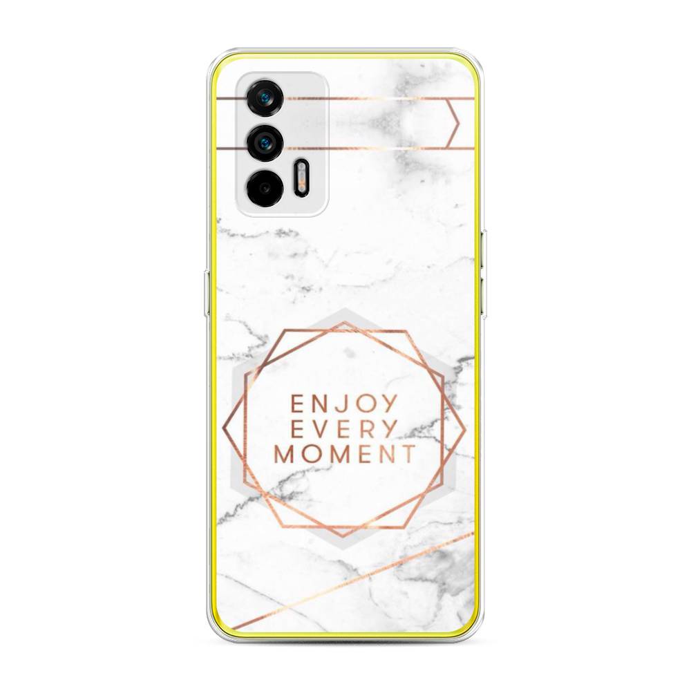 

Чехол Awog на Realme Q3 Pro "Enjoy every moment мрамор", Разноцветный, 256550-7