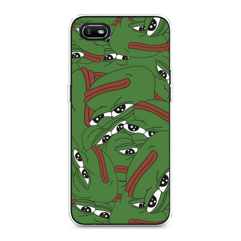 

Чехол Awog на Oppo A1k "Печальный frog", Разноцветный, 252150-9
