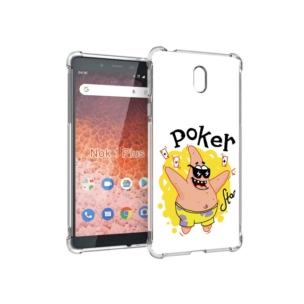 

Чехол MyPads Tocco для Nokia 1 Plus Патрик (PT129147.112.133), Прозрачный, Tocco