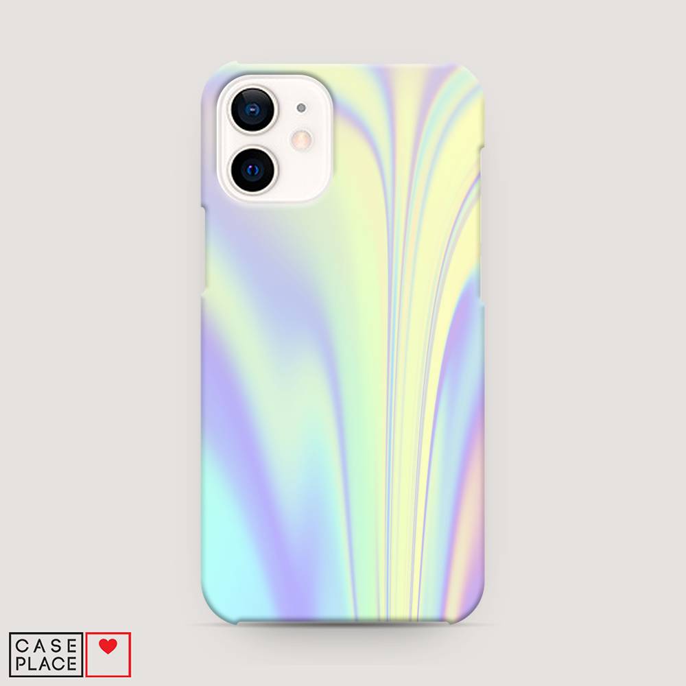 

Пластиковый чехол "Фиолетовая голограмма" на Apple iPhone 12 mini, 12620-2