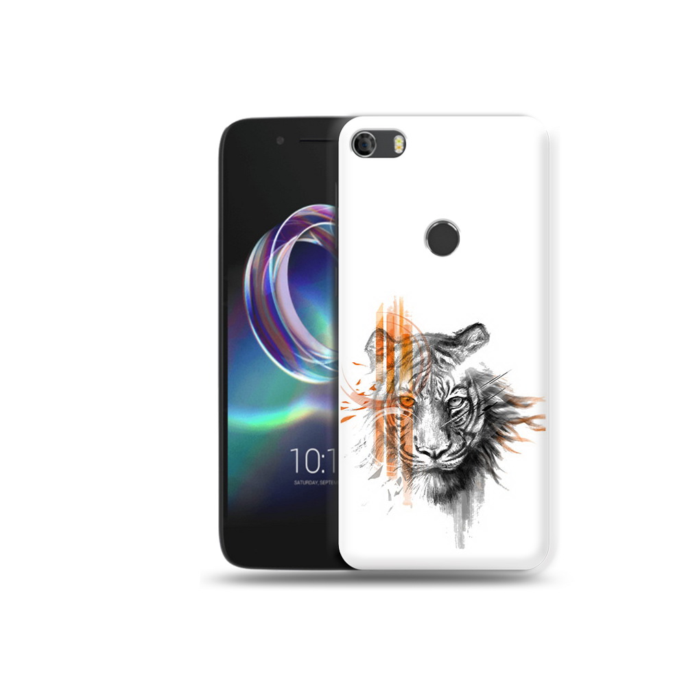 

Чехол MyPads Tocco для Alcatel Idol 5 огненный тигр (PT82010.678.526), Прозрачный, Tocco