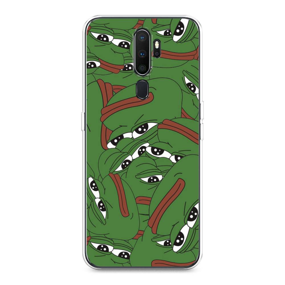

Чехол Awog на Oppo A5/A9 2020 "Печальный frog", Разноцветный, 251350-9
