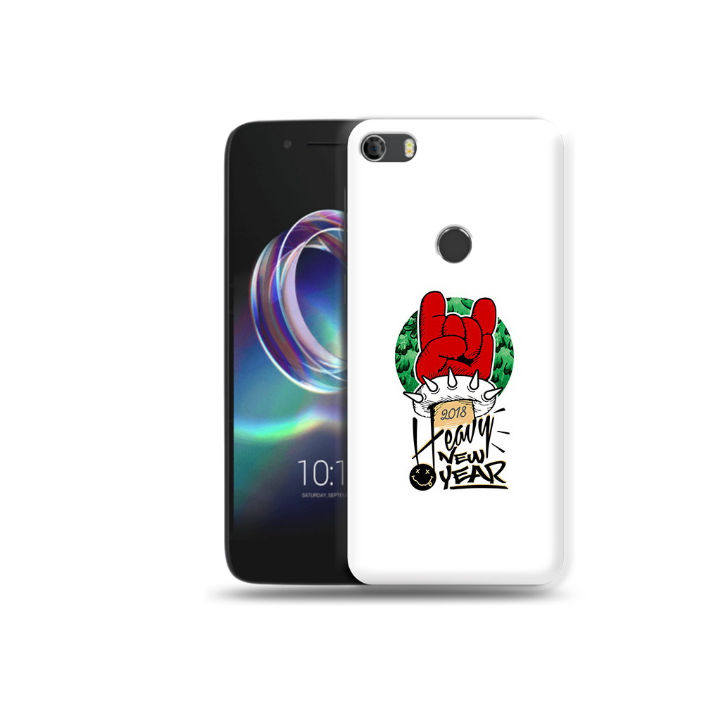 

Чехол MyPads Tocco для Alcatel Idol 5 Гангстер новый год (PT82010.678.53), Прозрачный, Tocco