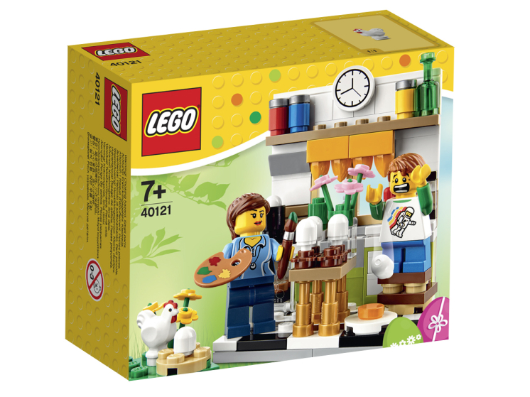 Конструктор LEGO Seasonal 40121 Разукрашиваем пасхальные яйца, 153 дет.