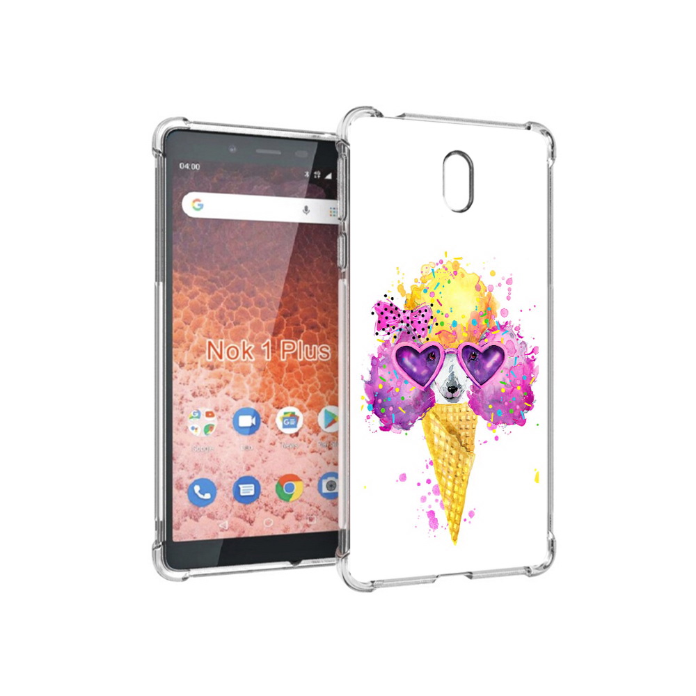 

Чехол MyPads Tocco для Nokia 1 Plus Рожок (PT129147.112.146), Прозрачный, Tocco