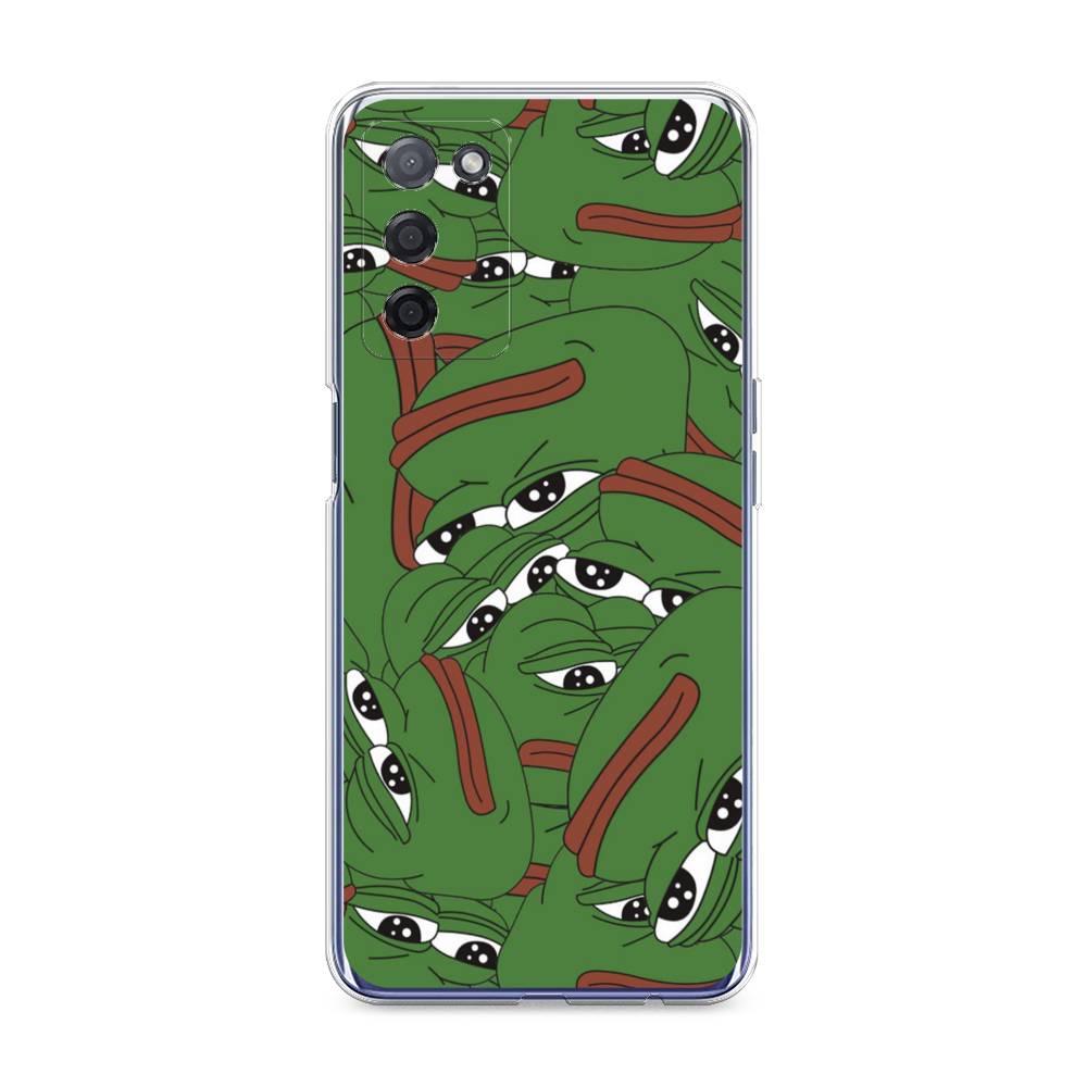 

Чехол Awog на Oppo A55 5G "Печальный frog", Разноцветный, 256250-9