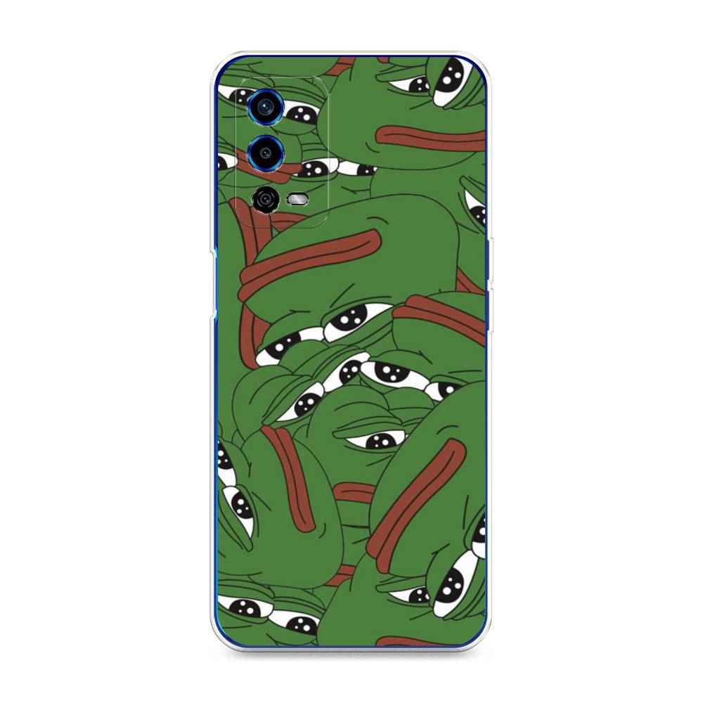 

Чехол Awog на Oppo A55 4G "Печальный frog", Разноцветный, 259150-9