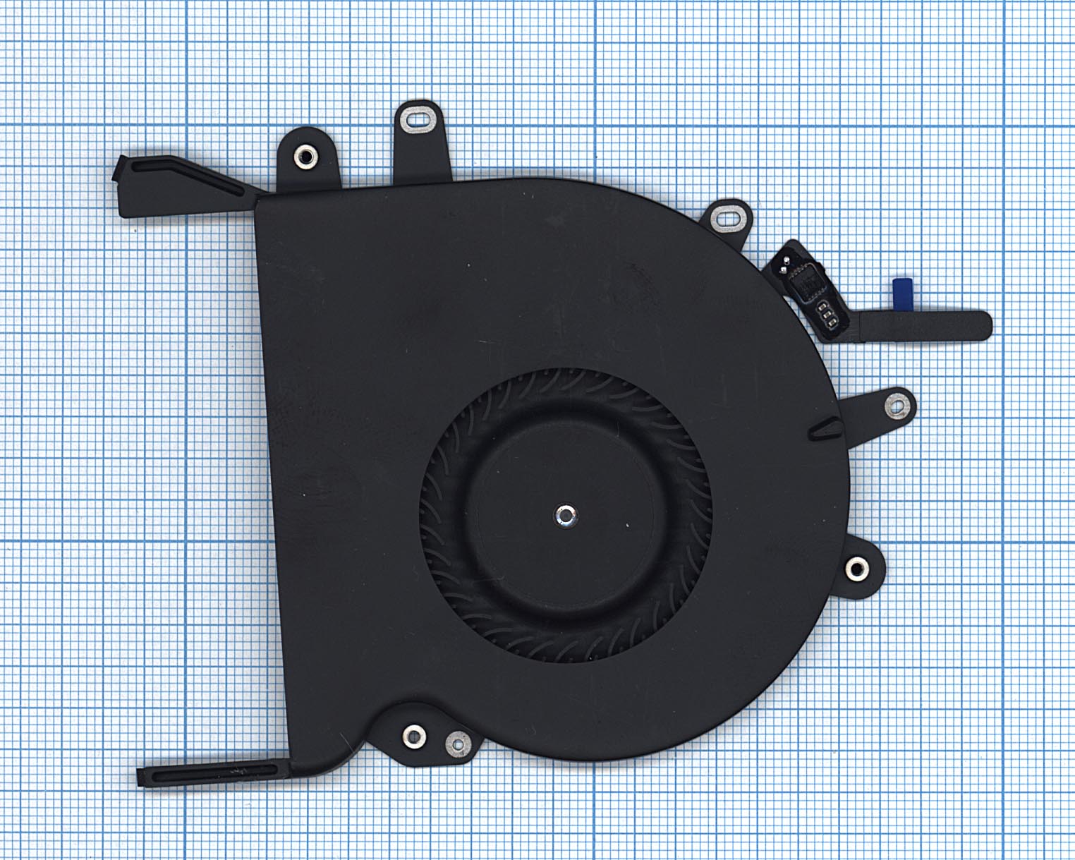 фото Вентилятор (кулер) для ноутбука apple macbook pro retina 15 a1707 левый (2016, 2017) oem