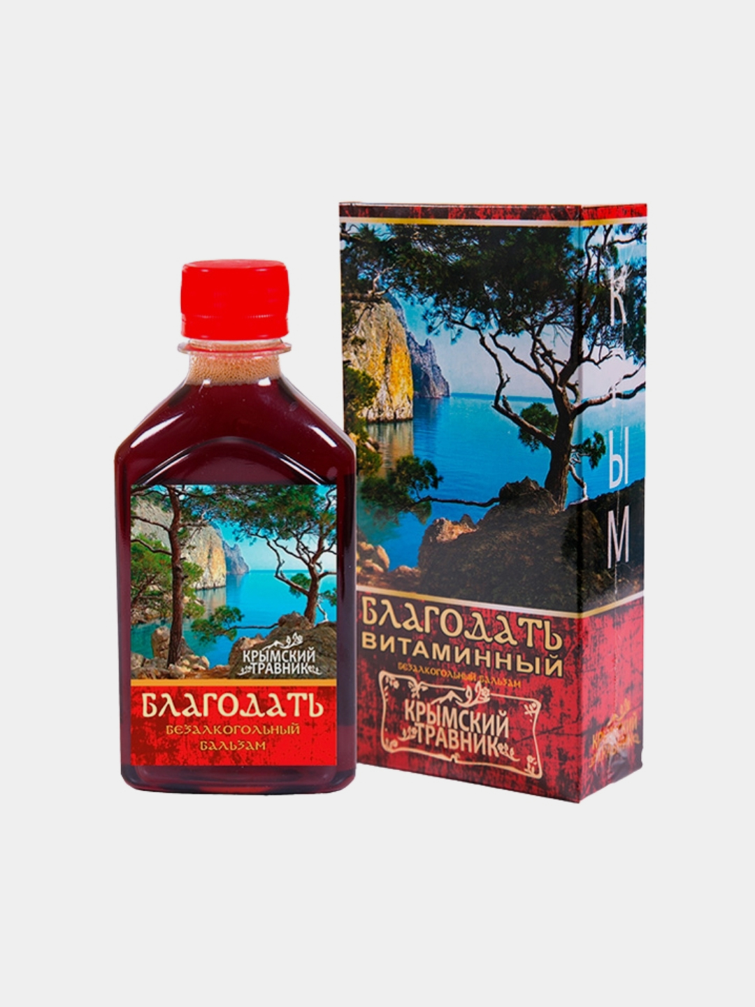 Бальзам Крымский Травник Благодать, безалкогольный, на травах, 250 мл
