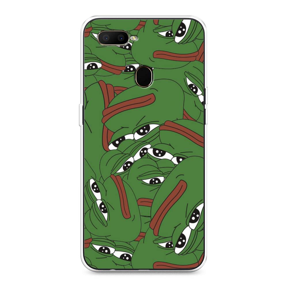 

Чехол Awog на Oppo A5s "Печальный frog", Разноцветный, 252350-9