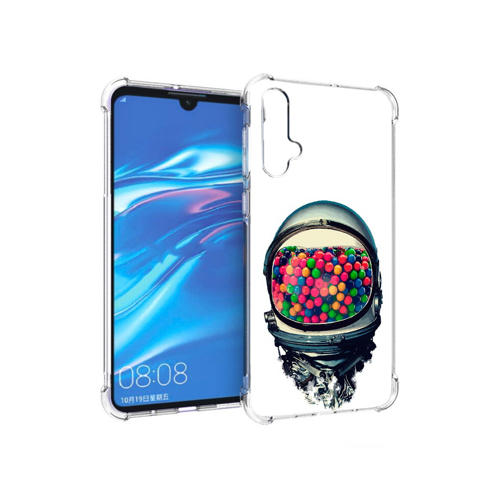 

Чехол MyPads Tocco для Huawei Nova 5 шлем космонавта, Прозрачный, Tocco