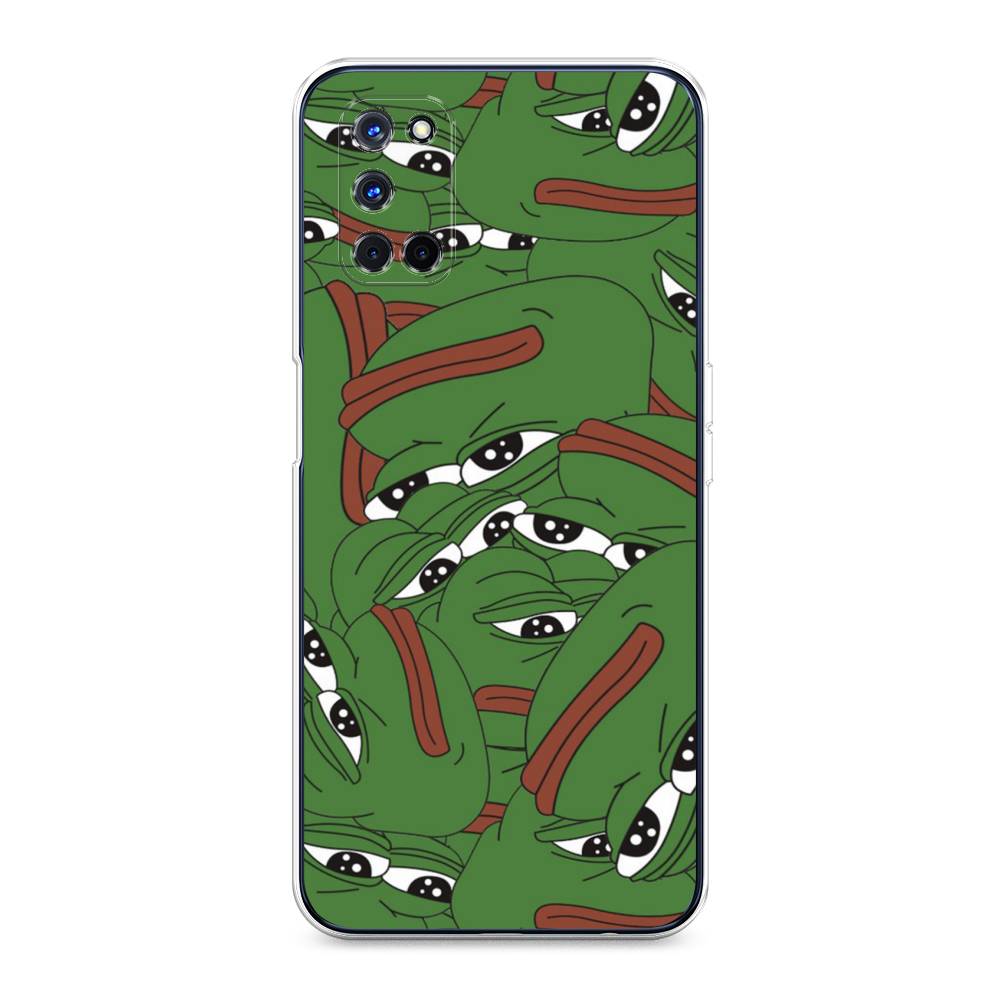 

Чехол Awog на Oppo A52/A72 "Печальный frog", Разноцветный, 253250-9