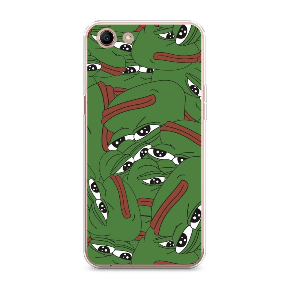 

Чехол Awog на Oppo A83 "Печальный frog", Разноцветный, 250150-9