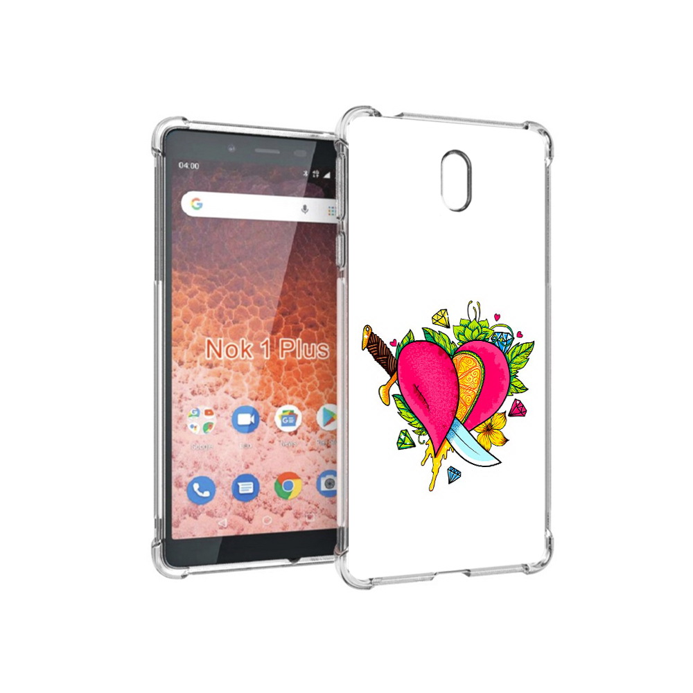 

Чехол MyPads Tocco для Nokia 1 Plus Фруктовое сердце (PT129147.112.188), Прозрачный, Tocco