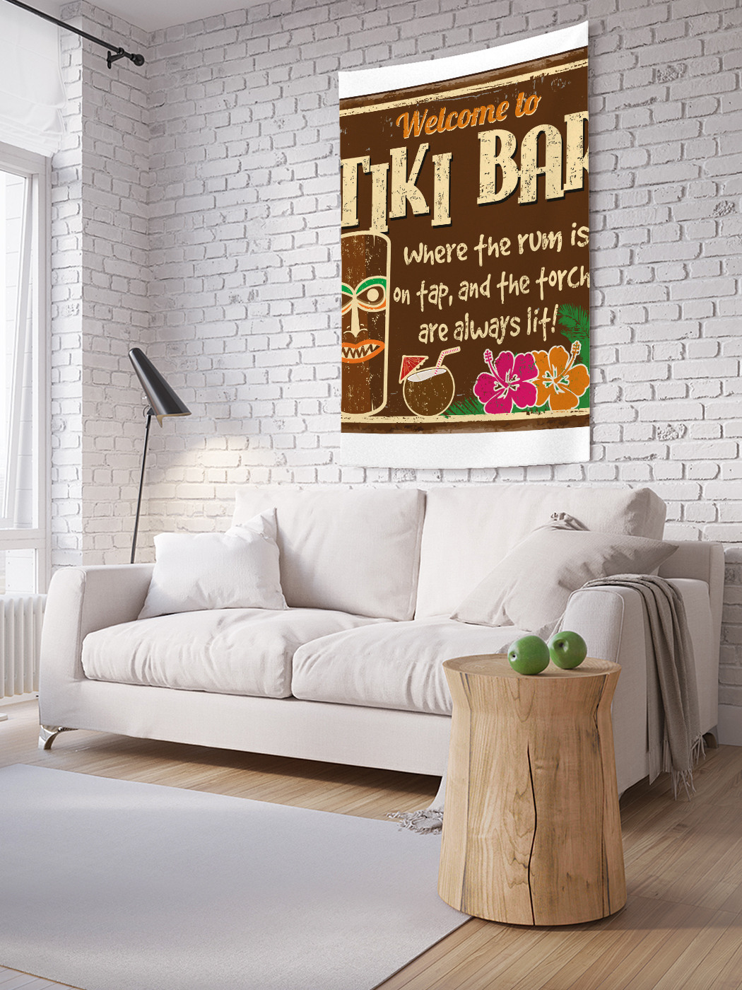 

Вертикальное фотопанно на стену JoyArty Приглашение в бар 150x200 см, Приглашение в бар