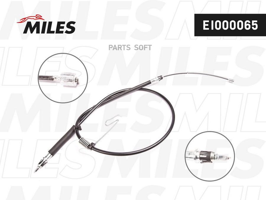 

MILES Трос ручного тормоза MILES EI000065 1шт