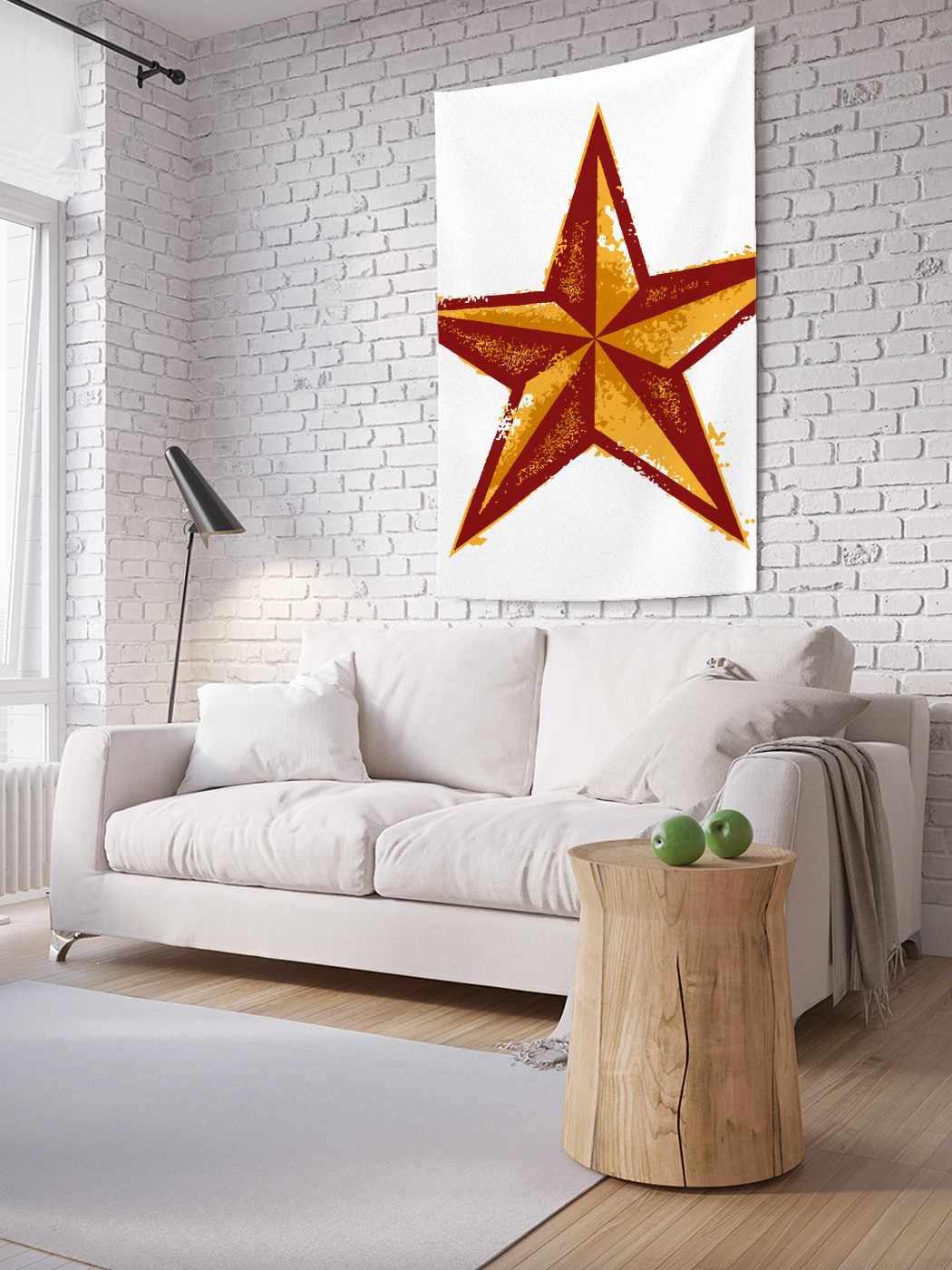 

Вертикальное фотопанно на стену JoyArty Пятиконечная звезда 150x200 см, Пятиконечная звезда