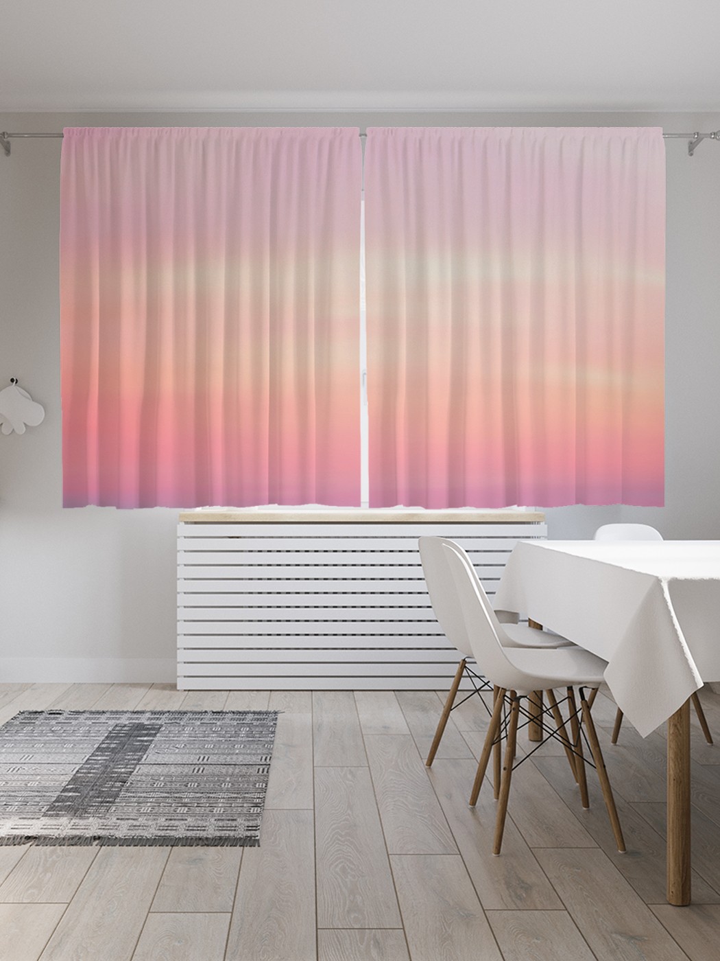 

Шторы с фотопечатью JoyArty "Закат над океаном" из сатена, 290х180 см, Закат над океаном