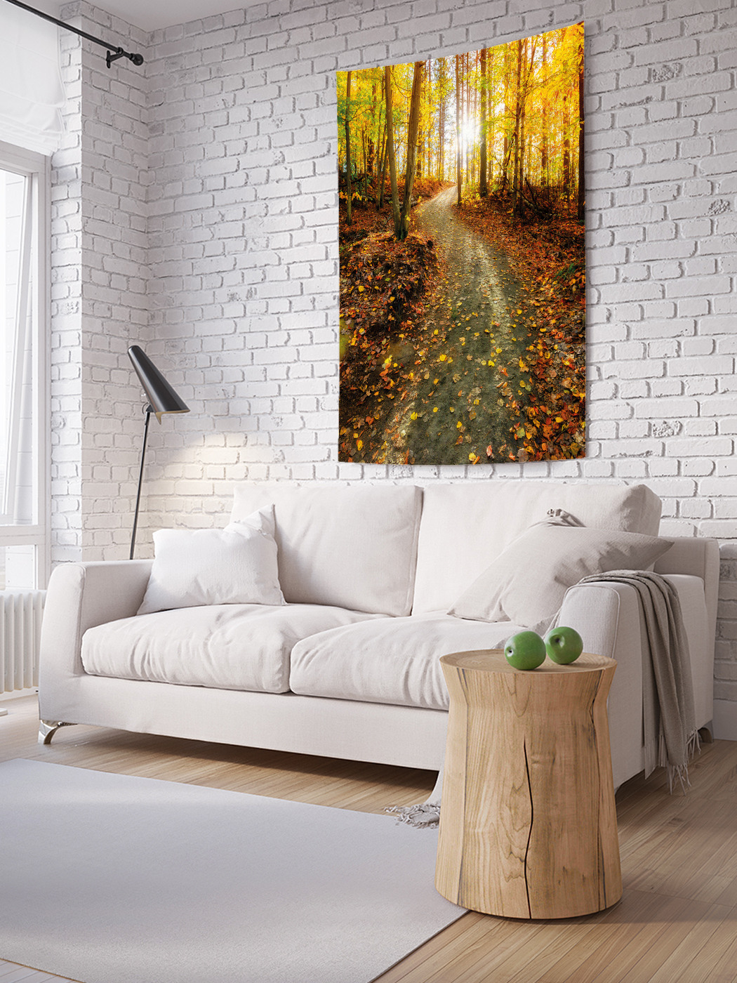 

Вертикальное фотопанно на стену JoyArty Протоптанная дорожка 150x200 см, Протоптанная дорожка