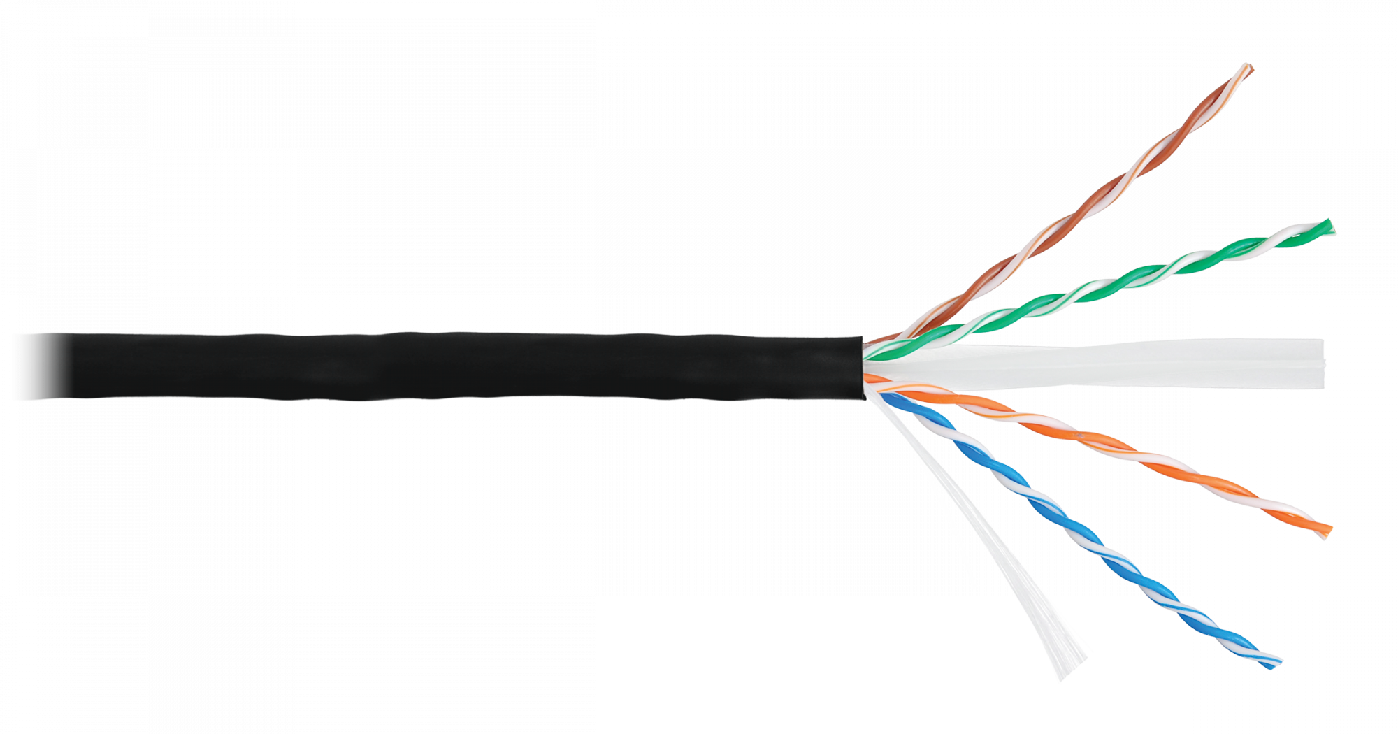 

Кабель F/FTP 4 пары Кат.6 одножильный медный 057мм внутренний LSZH, 305м (NKL 9340C-OR) |
