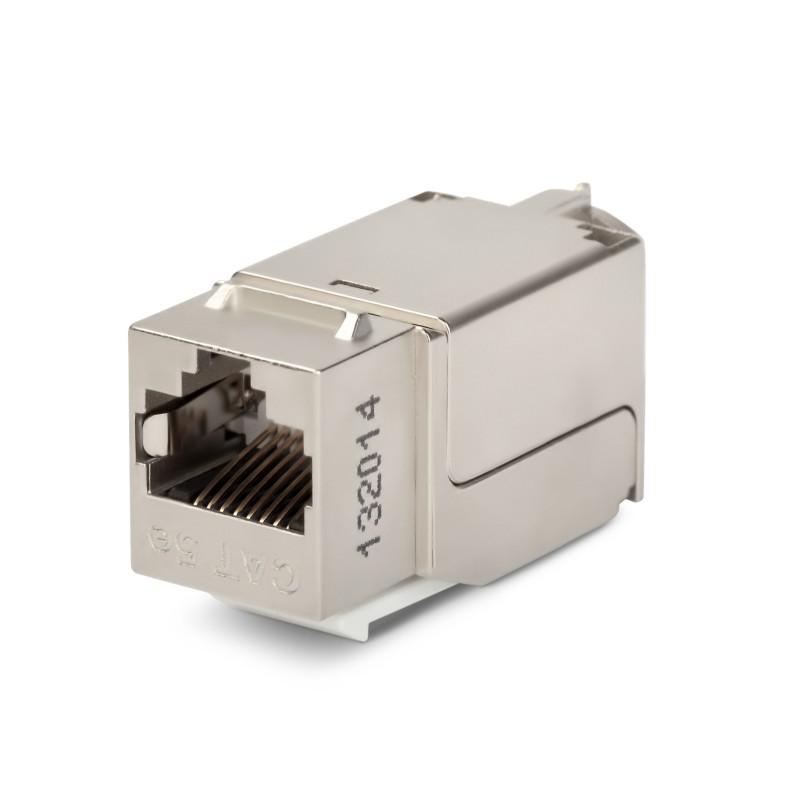 

Вставка Keystone Jack RJ-45(8P8C) категория 5e экранированная 110 IDC заделка с помощью NE