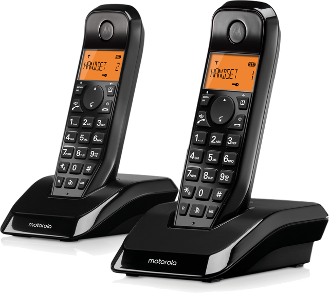 DECT телефон Motorola S1202 черный