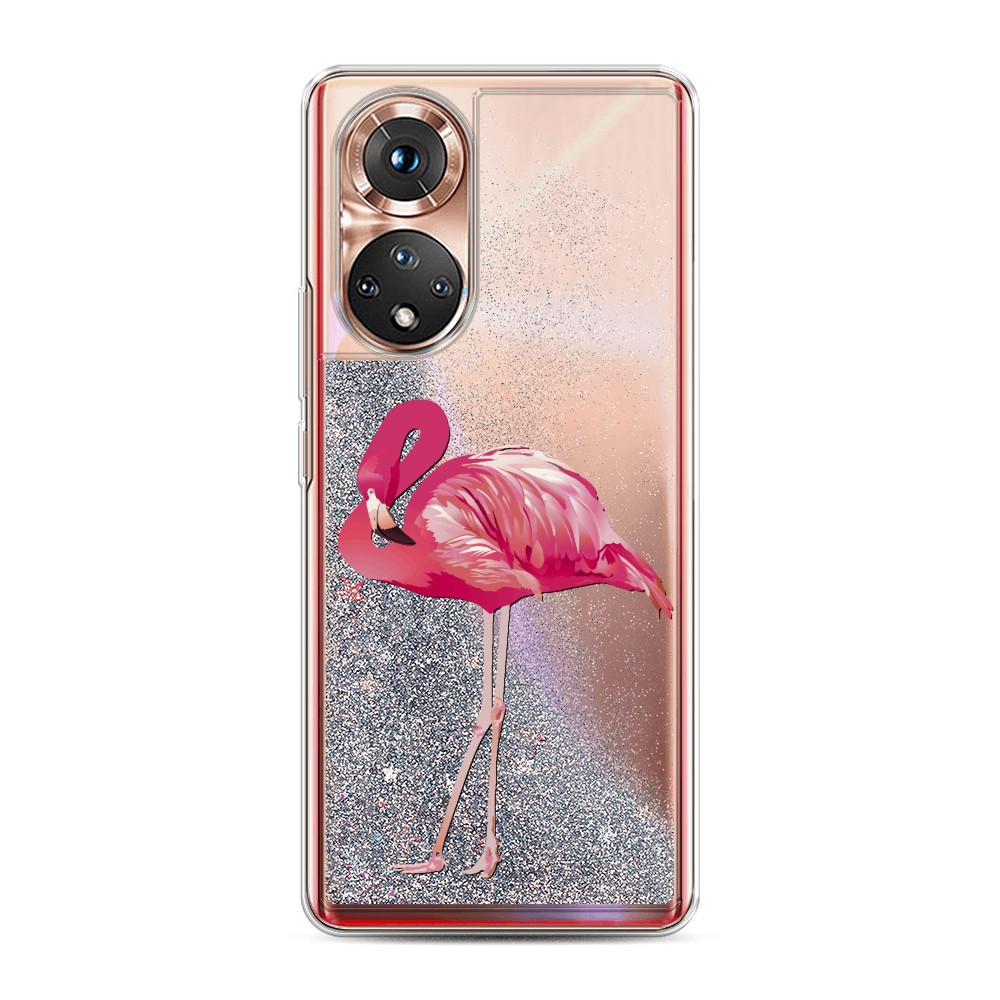 

Чехол Awog на Honor 50/Nova 9 "Застенчивый фламинго", Разноцветный, 6105491-1