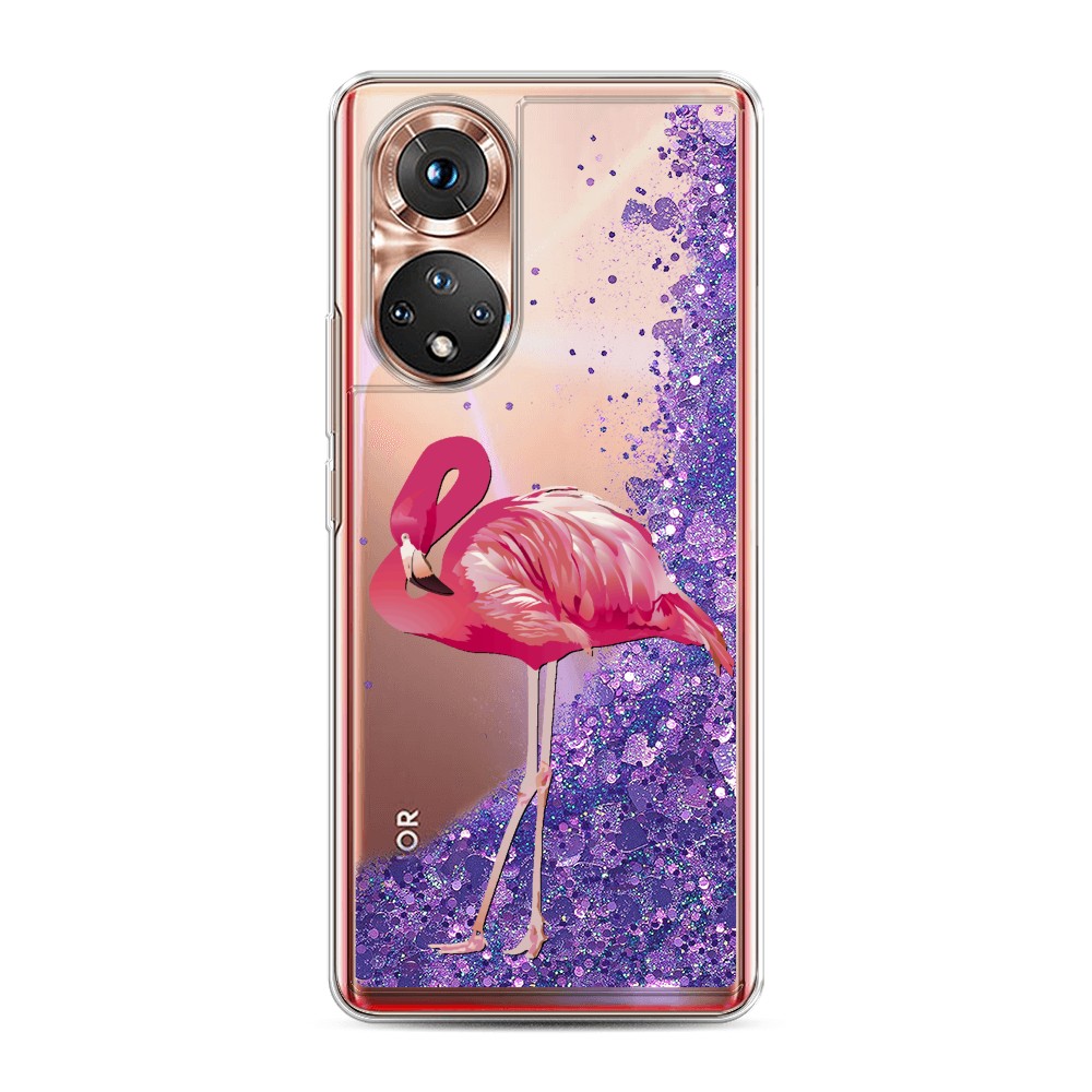 

Чехол Awog на Honor 50/Nova 9 "Застенчивый фламинго", Разноцветный, 6105492-1