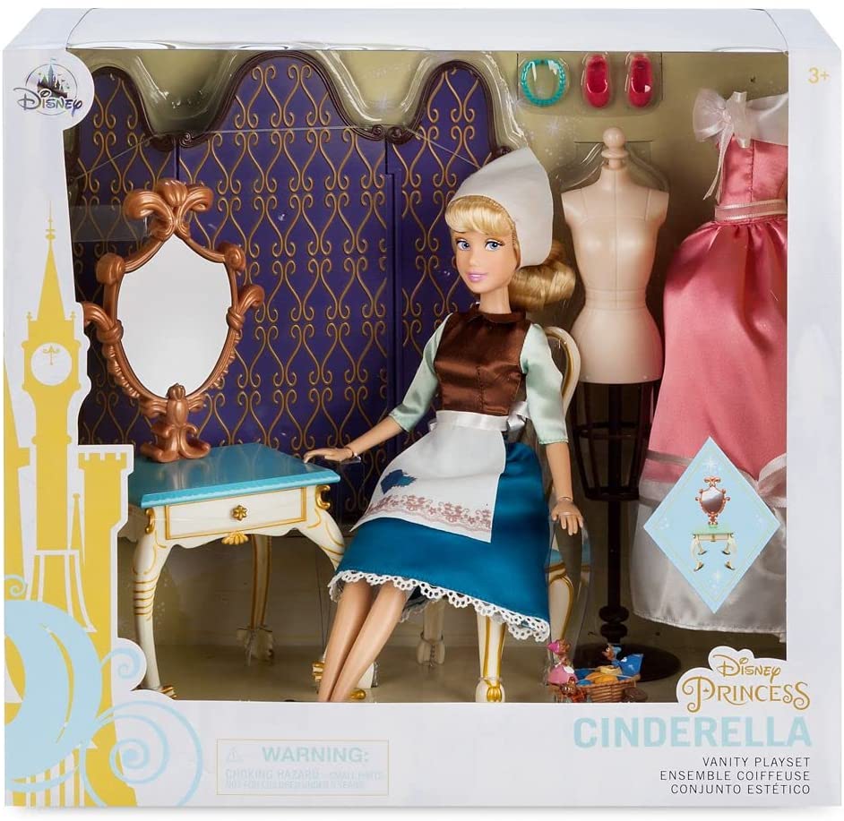 

Кукла Disney Золушка Cinderella, коллекционная, с одеждой и набором мебели, 288738