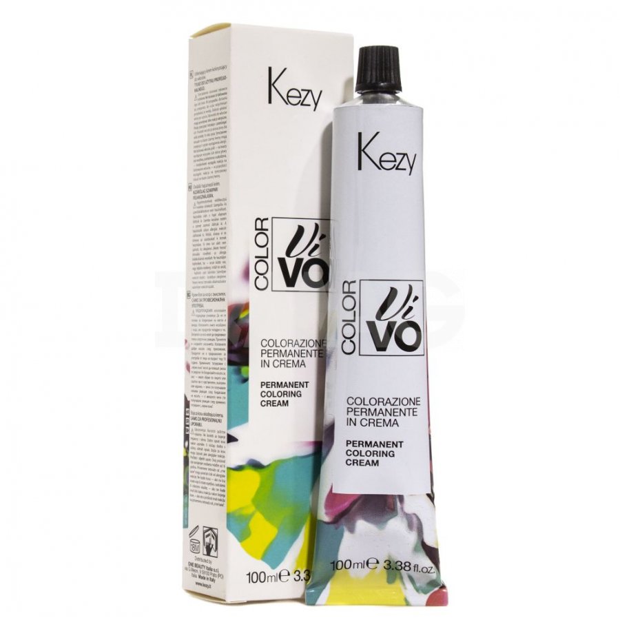 Краска для волос Kezy Color Vivo 7.01 блондин натуральный пепельный 100 мл tobacco herb crucher diamond flower shape 4 layers 60mm rainbow color zinc alloy spice crusher