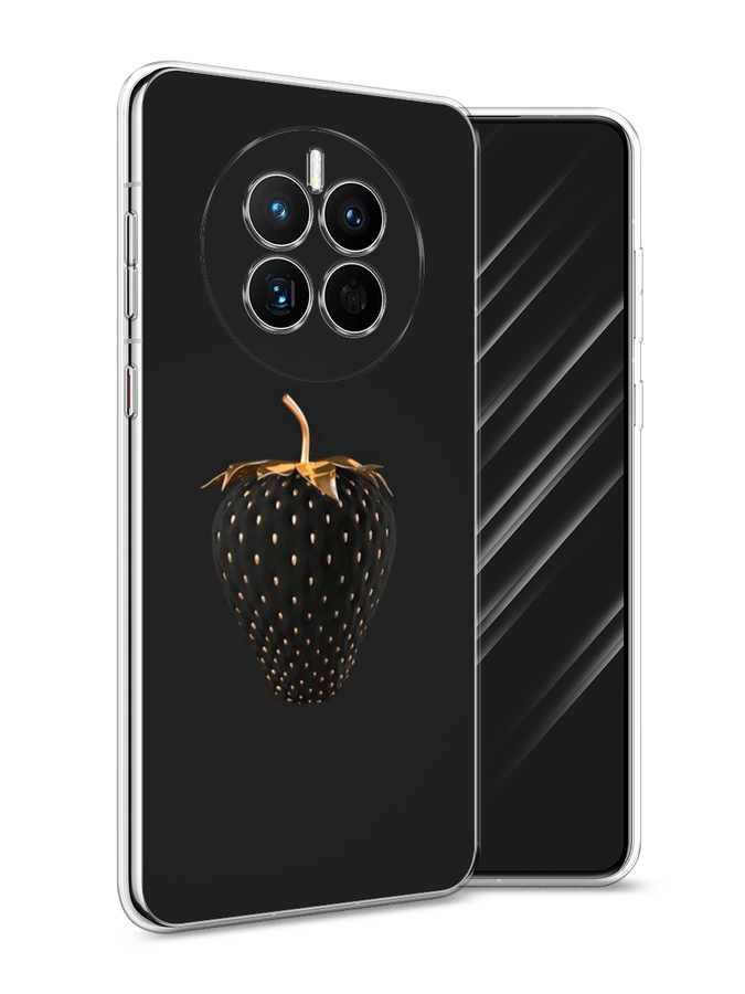 

Чехол Awog на Huawei Mate 50 "Черно-золотая клубника", Черный;золотистый, 6109850-10