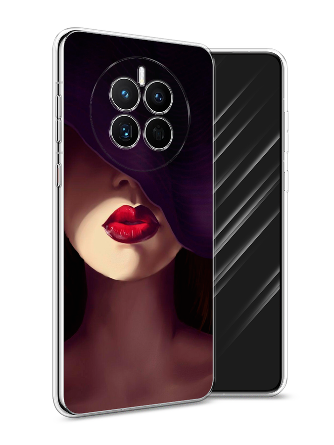 

Чехол Awog на Huawei Mate 50 "Красные губы", Черный;бежевый;красный, 6109850-7