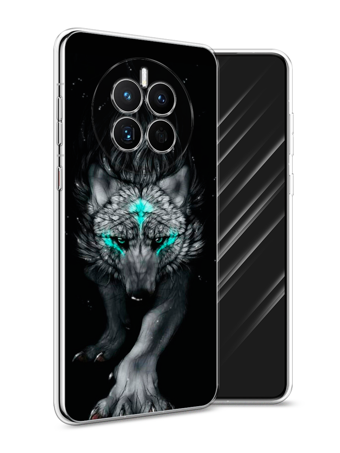 

Чехол Awog на Huawei Mate 50 "Волшебный волк", Черный;серый, 6109850-2