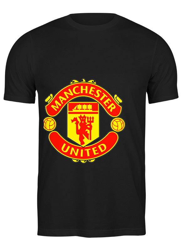 

Футболка женская Printio Manchester united черная 3XL, Черный, Manchester united