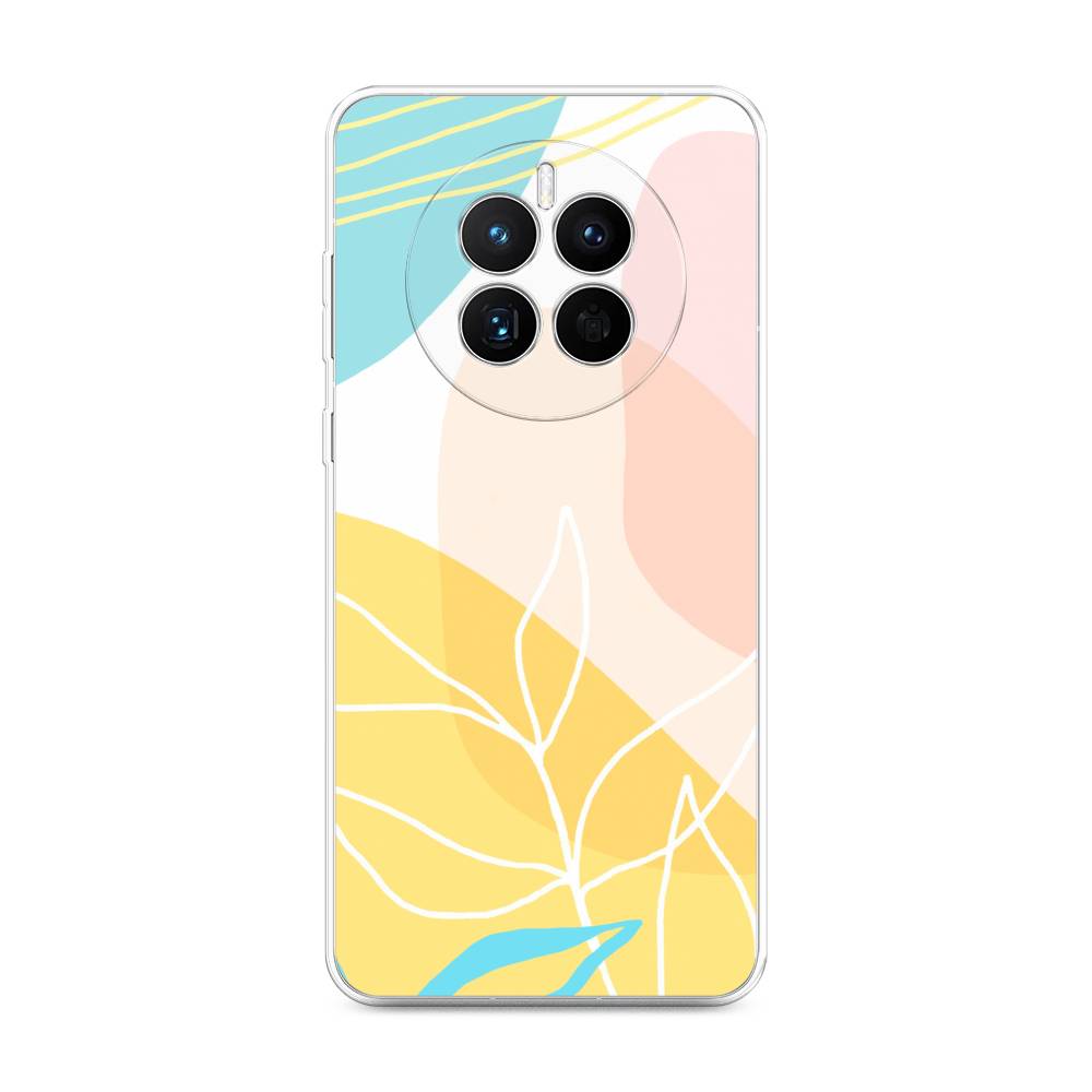 

Чехол Awog на Huawei Mate 50 "Летнее настроение", Желтый;голубой;розовый, 6109850-10