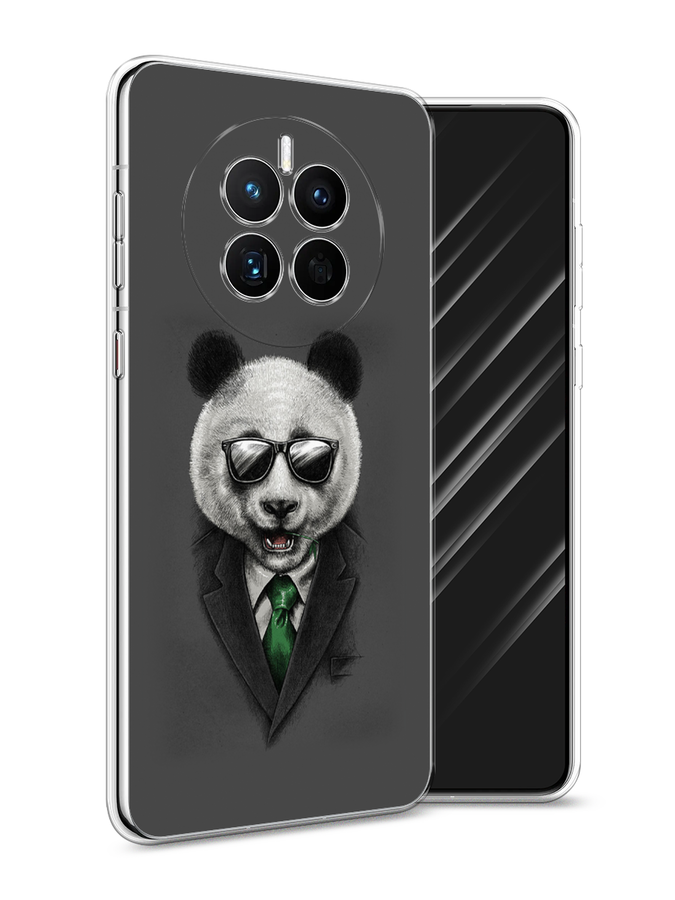 

Чехол Awog на Huawei Mate 50 "Деловая панда", Серый;зеленый, 6109850-10