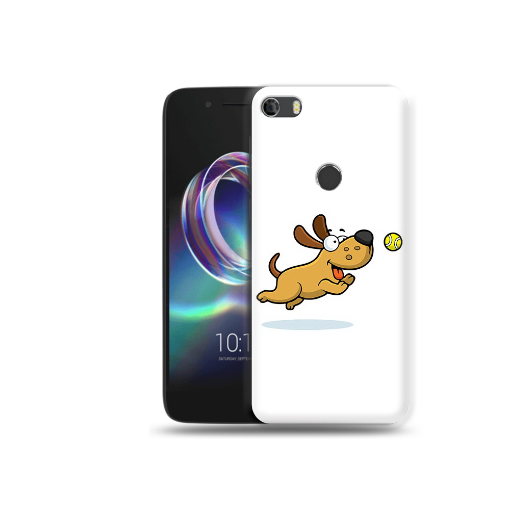 

Чехол MyPads Tocco для Alcatel Idol 5 пёсик, Прозрачный, Tocco
