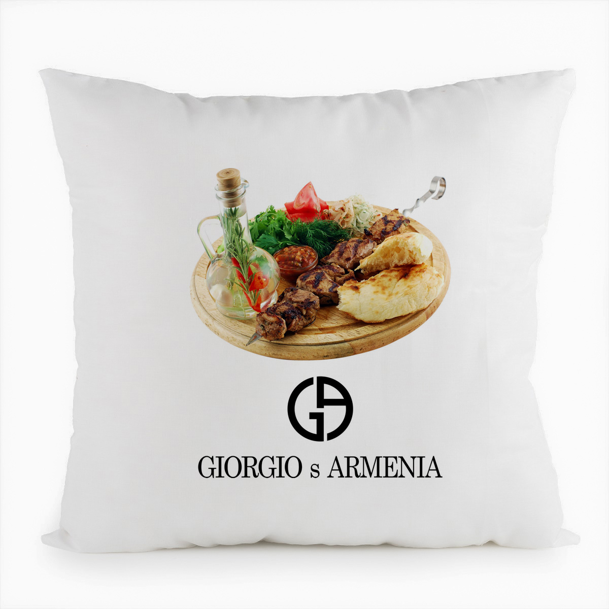 фото Подушка белая coolpodarok giorgio s armenia