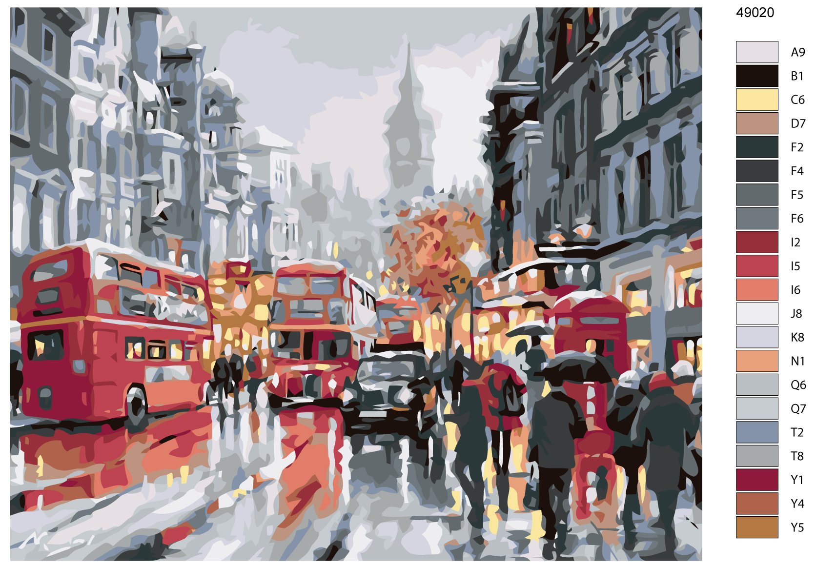 

Картина по номерам, Живопись по номерам, 80 х 100, KTMK-49020, KTMK-49020