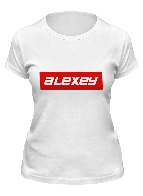 

Футболка женская Printio Alexey белая 2XL, Белый, Alexey