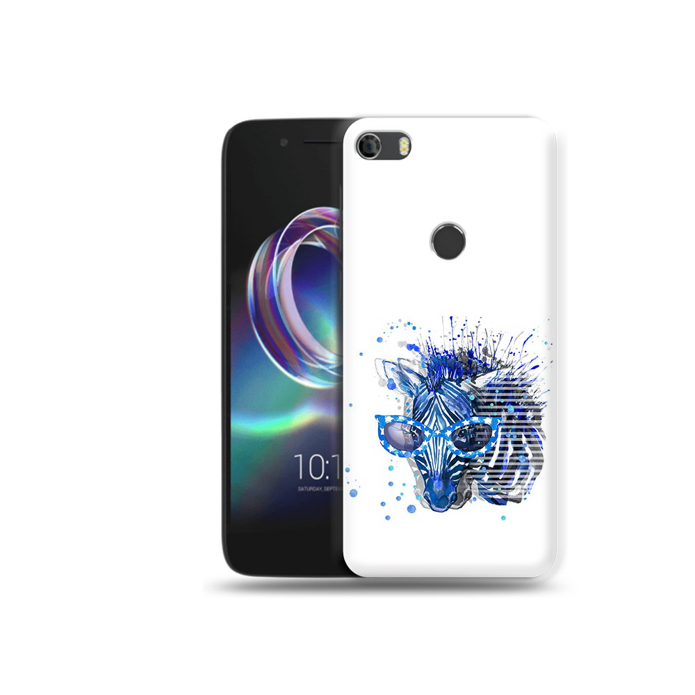 

Чехол MyPads Tocco для Alcatel Idol 5 расплывчатая зебра, Прозрачный, Tocco