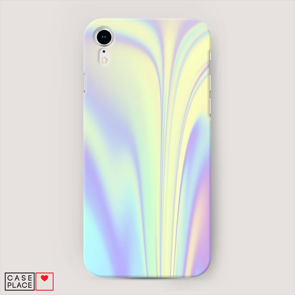

Пластиковый чехол "Фиолетовая голограмма" на Apple iPhone XR (10R), 12020-2