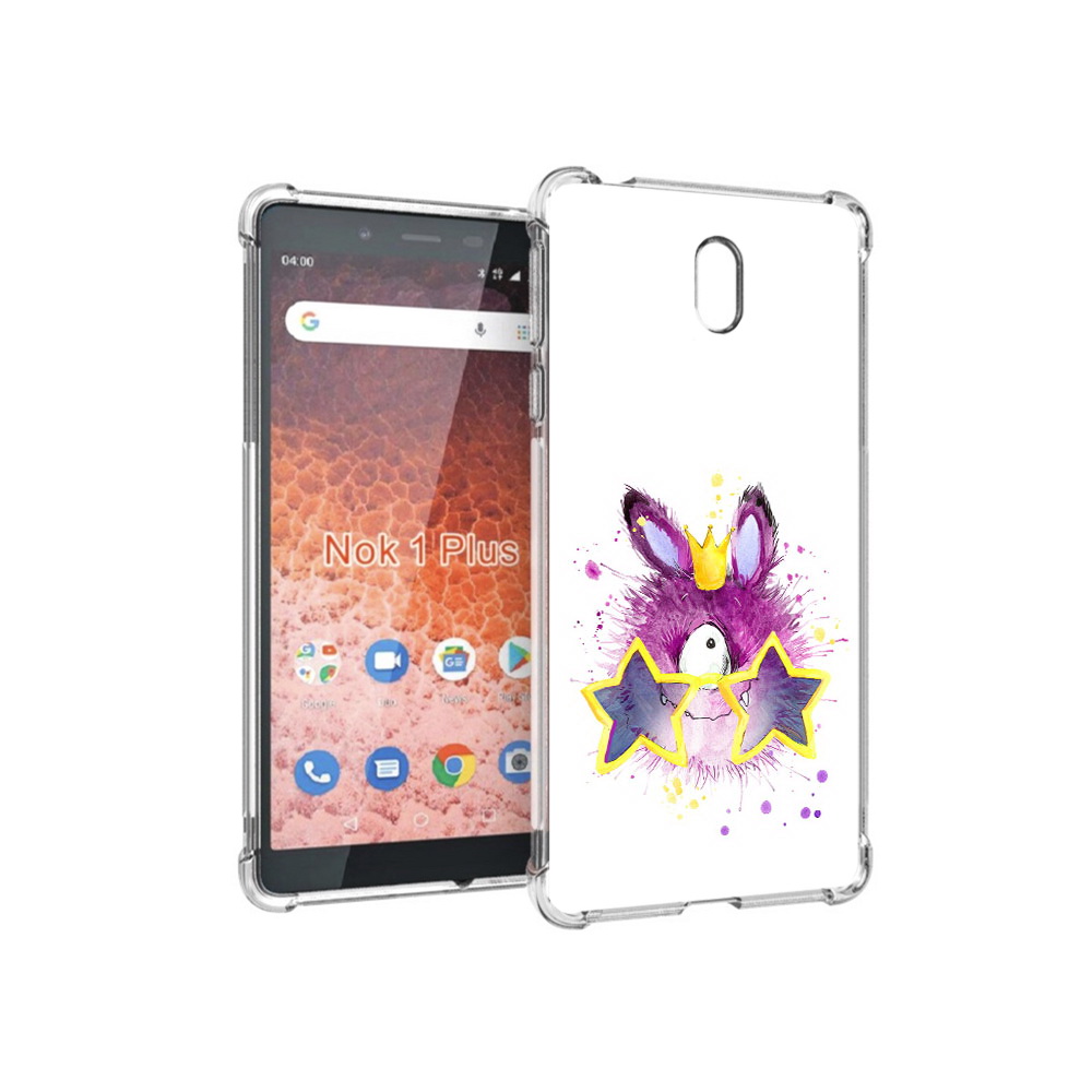 

Чехол MyPads Tocco для Nokia 1 Plus Шуршуля (PT129147.112.202), Прозрачный, Tocco