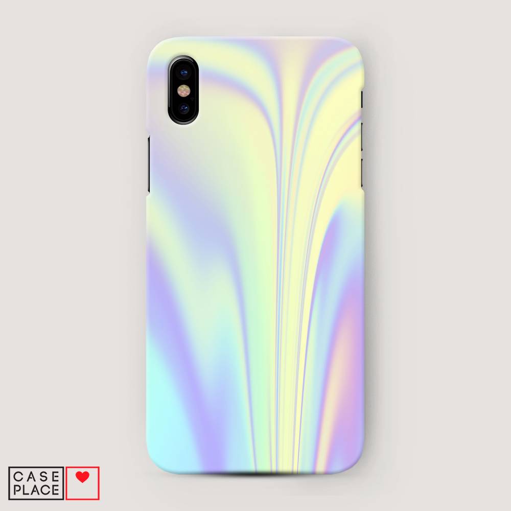 

Пластиковый чехол "Фиолетовая голограмма" на Apple iPhone XS Max (10S Max), 11920-2