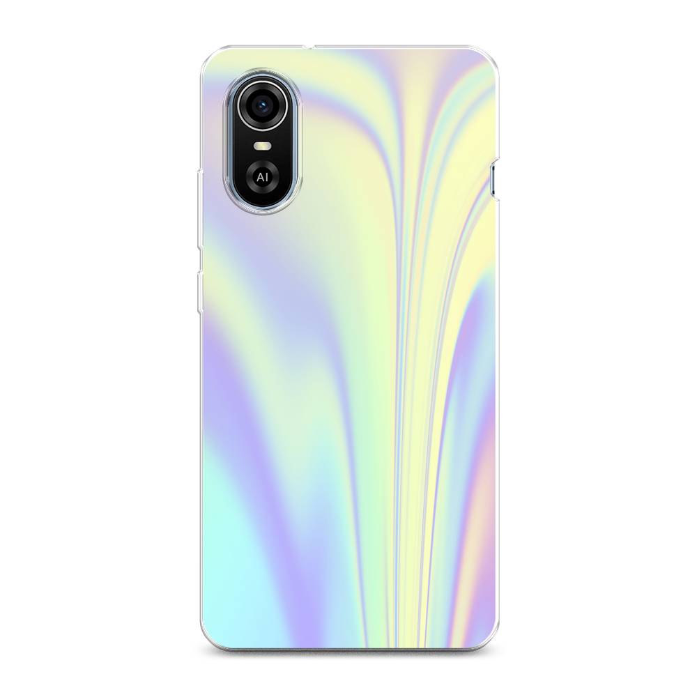 

Силиконовый чехол "Фиолетовая голограмма" на ZTE Blade A31 Plus, Фиолетовая голограмма