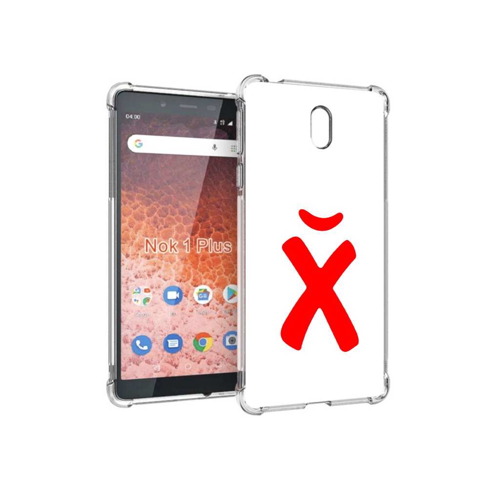 

Чехол MyPads Tocco для Nokia 1 Plus абстракция буква х (PT129147.112.209), Прозрачный, Tocco