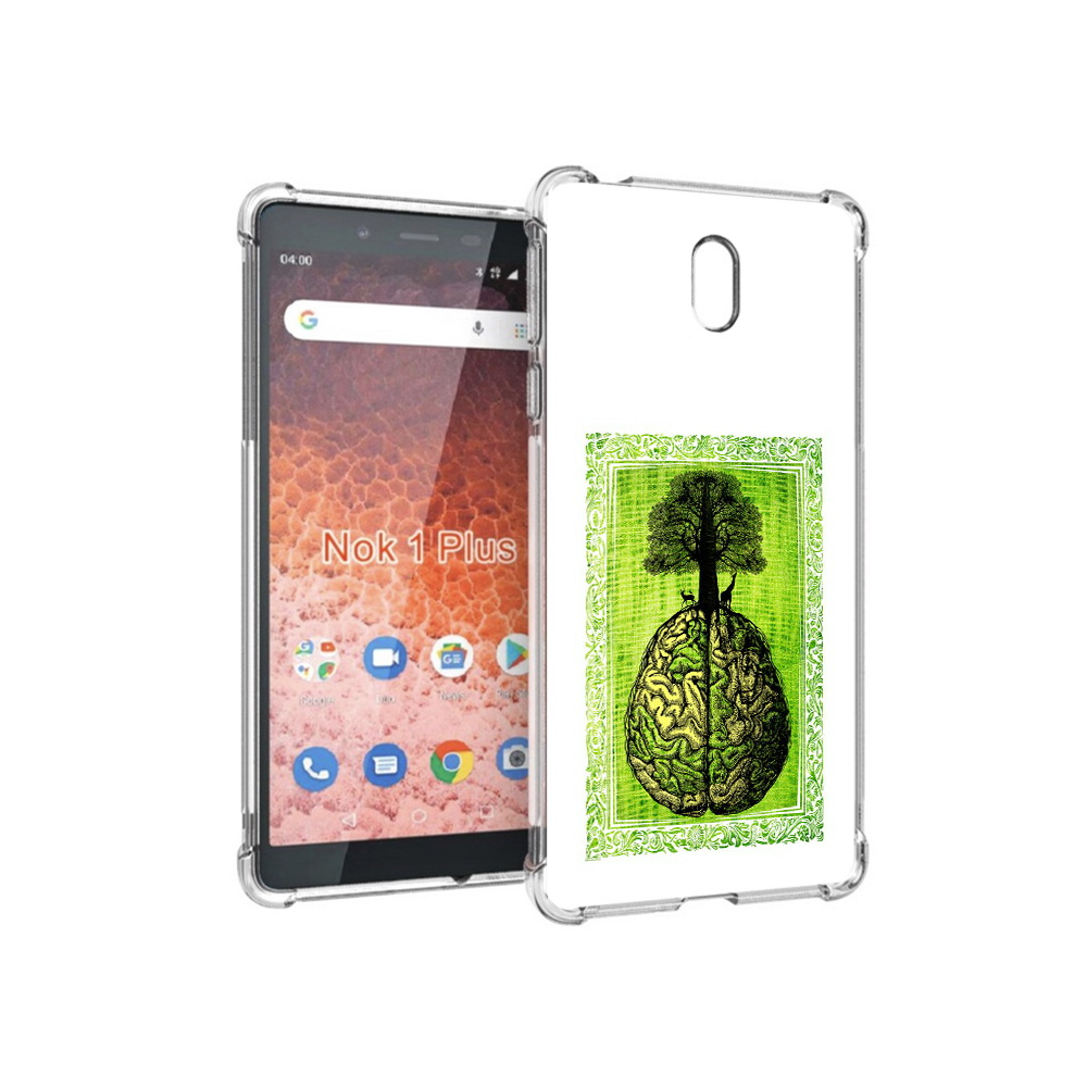 

Чехол MyPads Tocco для Nokia 1 Plus абстракция здоровый мозг (PT129147.112.211), Прозрачный, Tocco