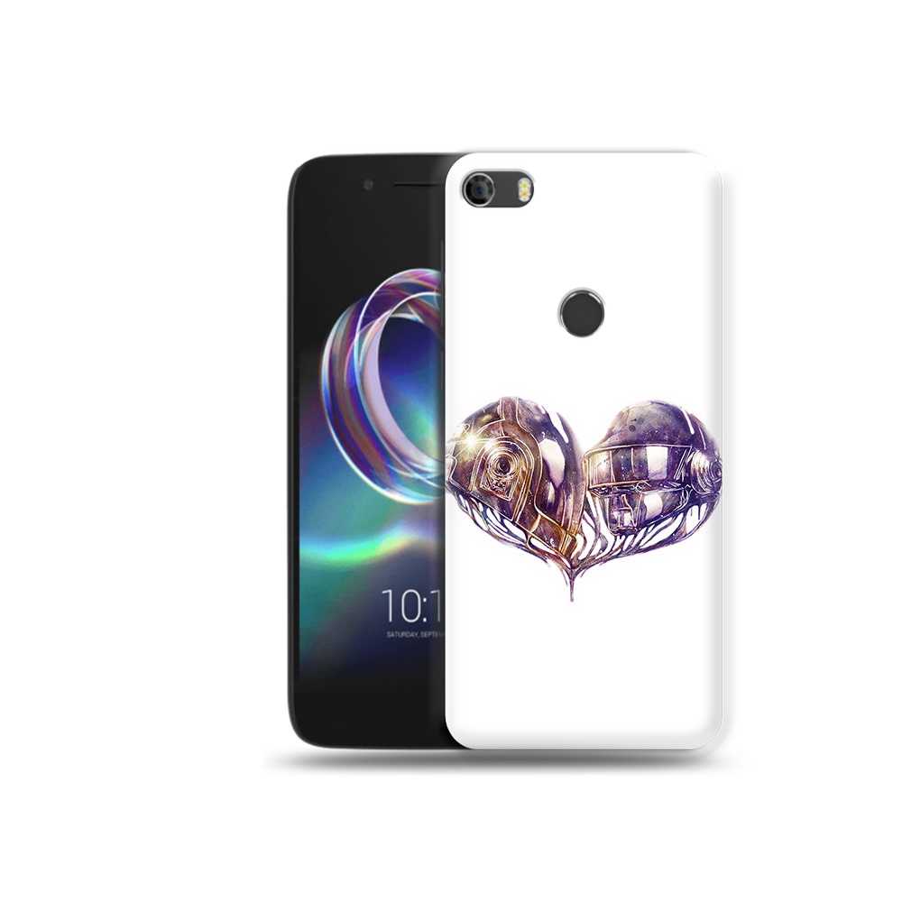 

Чехол MyPads Tocco для Alcatel Idol 5 сердце абстракция, Прозрачный, Tocco