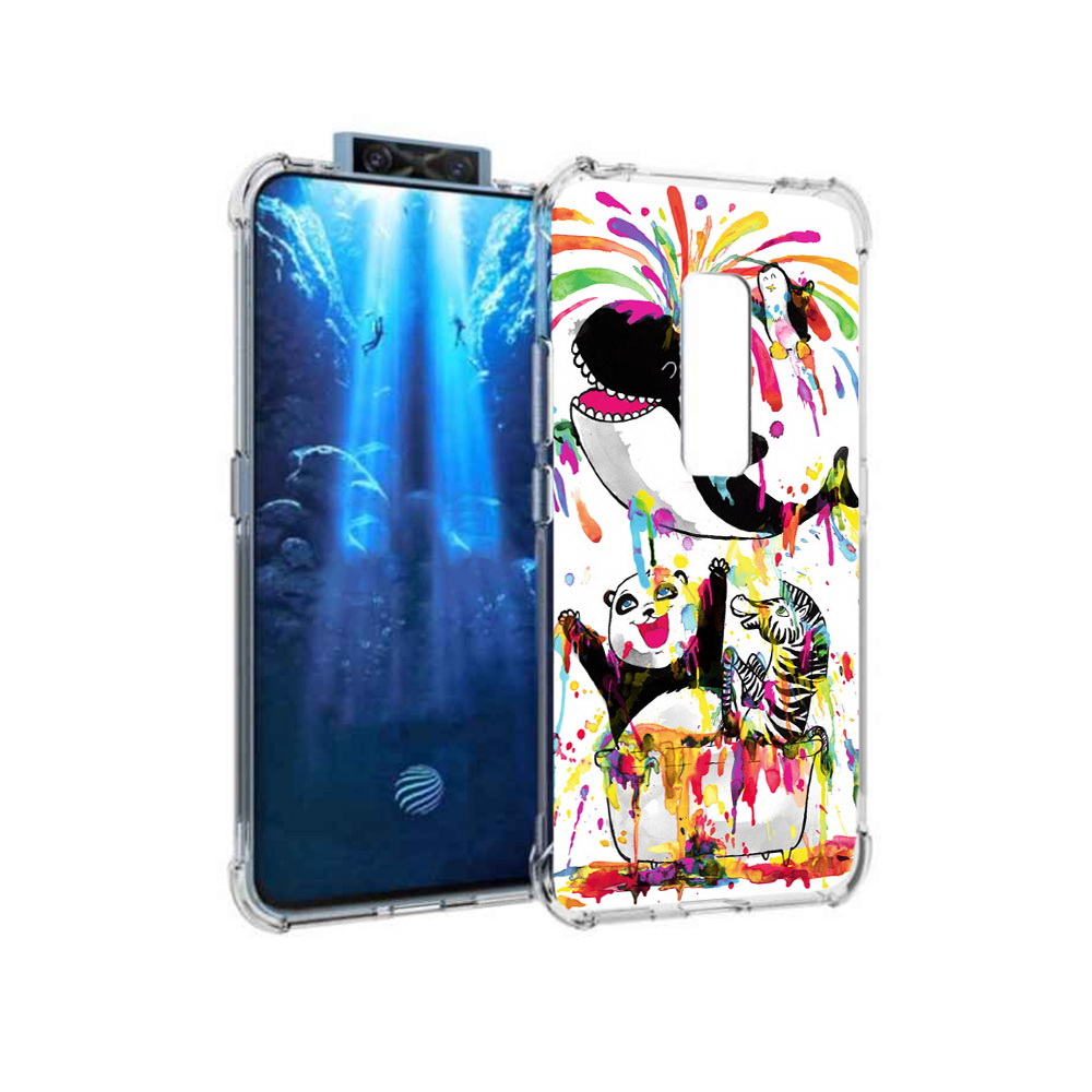 

Чехол MyPads Tocco для Vivo V17 Pro Хиппи кит (PT226965.387.191), Прозрачный, Tocco